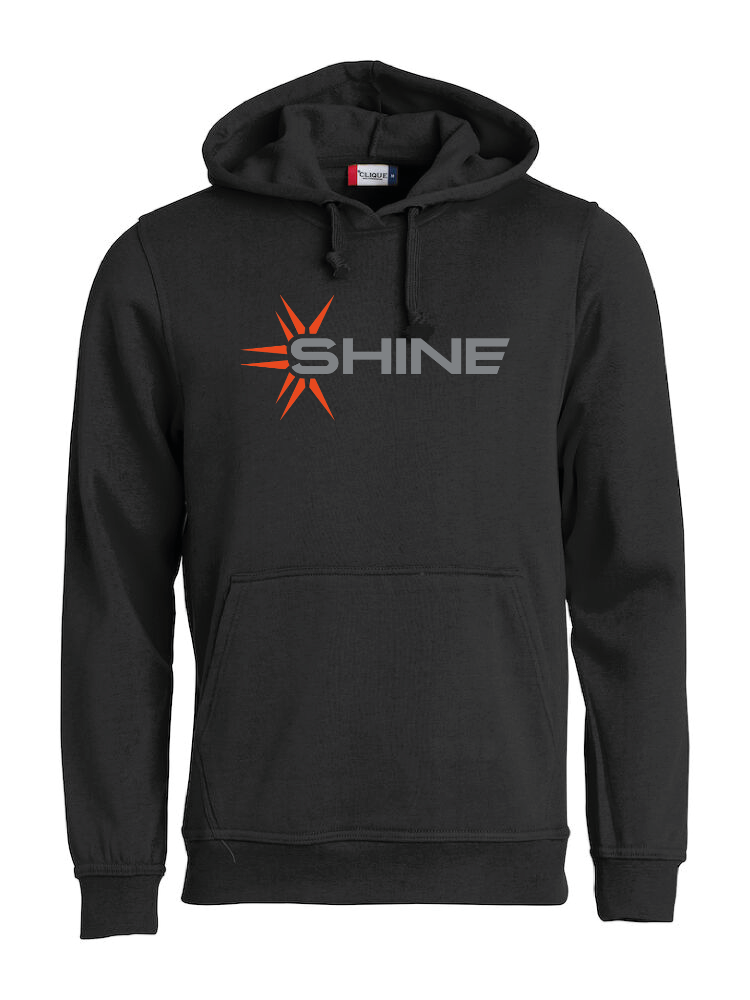 Svart HOODTRÖJA "SHINE"