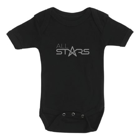 Svart Body Kort Ärm "ALLSTARS"