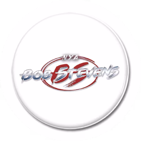 Magnet "BOB STEVENS Logo" 44mm vit