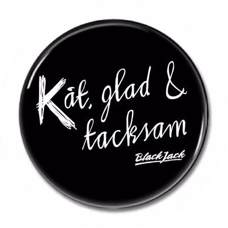 KNAPP "Black Jack KÅT" 44mm svart