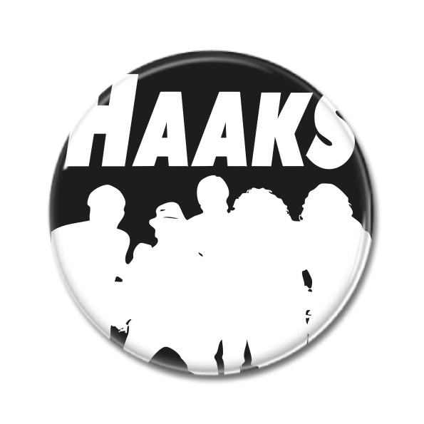 KNAPP Fjäril "HAAKS Siluett" 25mm
