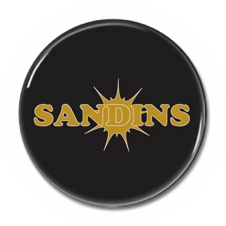 Magnet "SANDINS Logo" 44mm svart