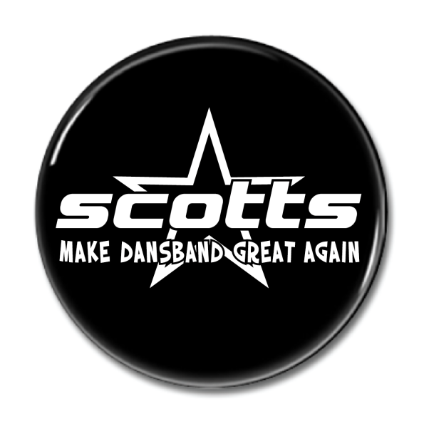 Magnet "Scotts Logo" 44mm vit