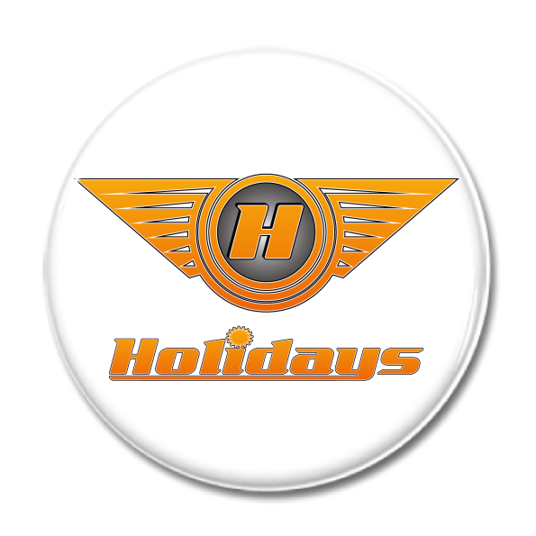 KNAPP "Holidays Logo" 44mm vit