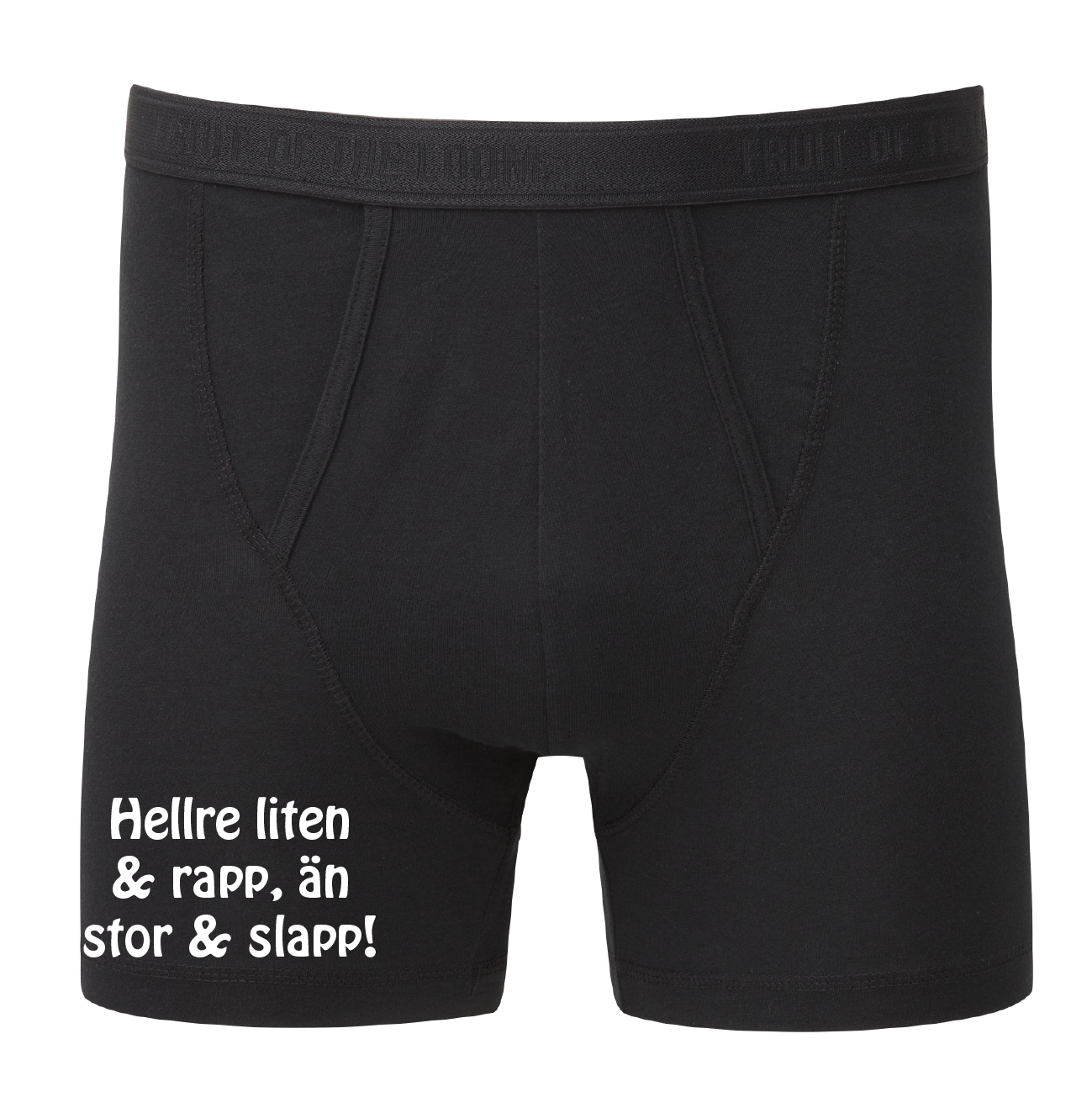 Svart Boxerkalsong "Liten rapp..."