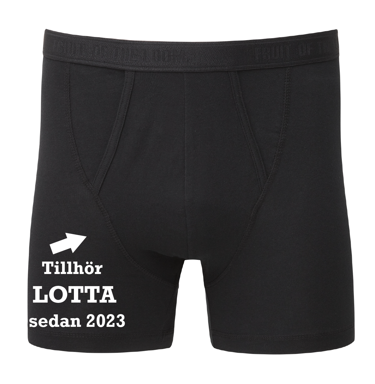 Svart Boxerkalsong "Tillhör..."