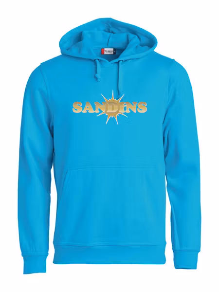 Turkos HOODTRÖJA "Sandins"