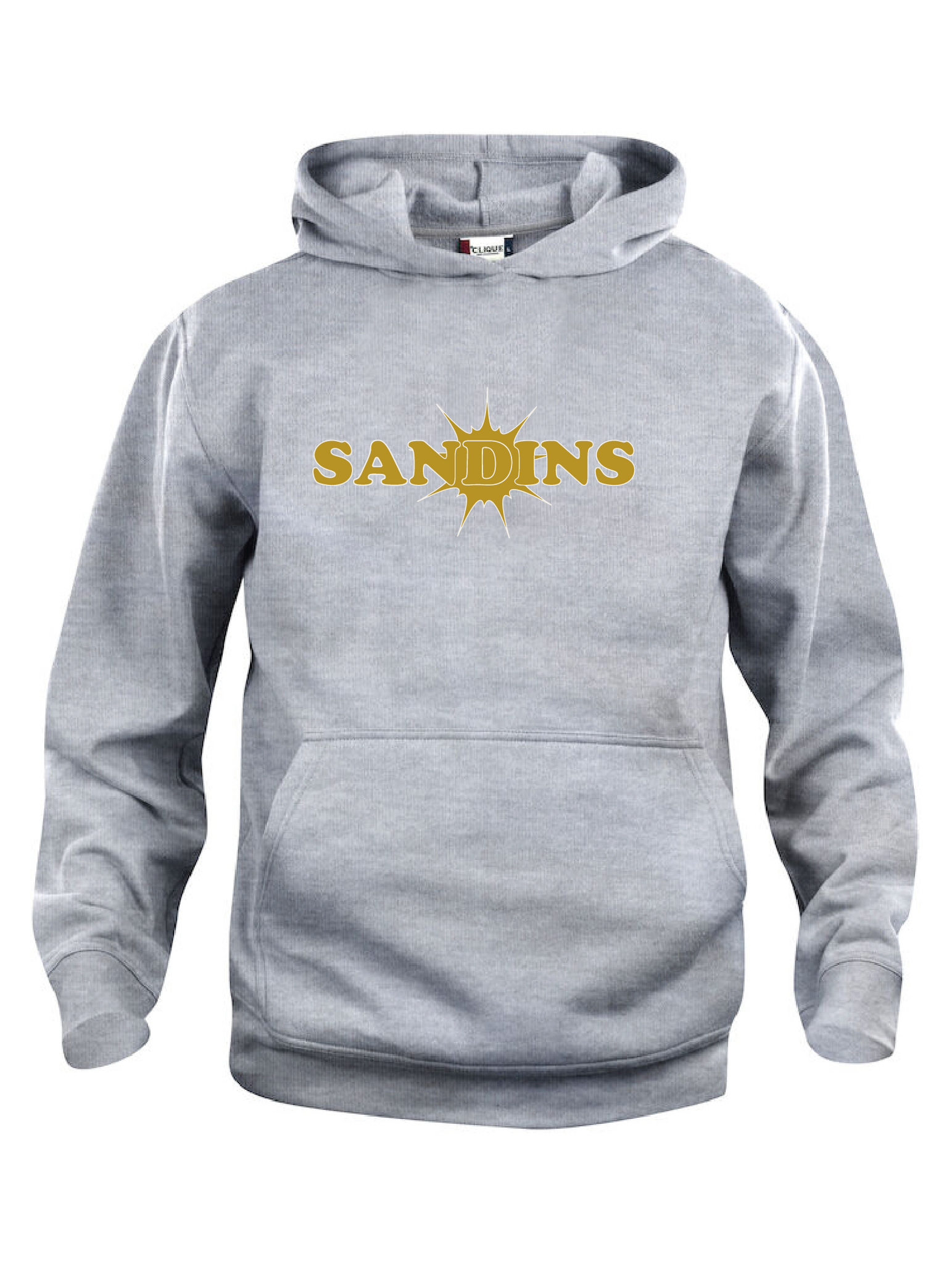 Grå Junior Hoodtröja "SANDINS"