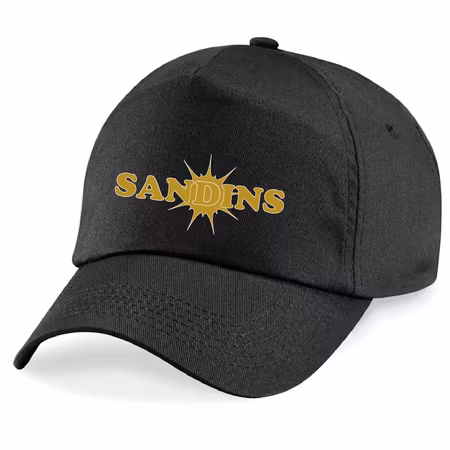 Svart Juniorkeps "SANDINS"