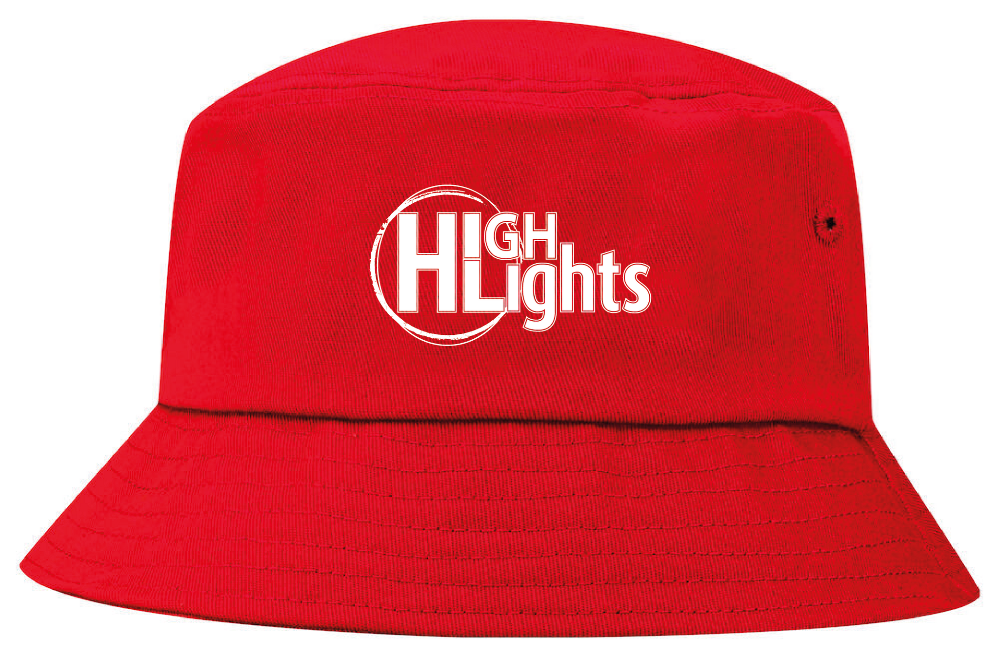Röd Solhatt "HIGHLIGHTS"