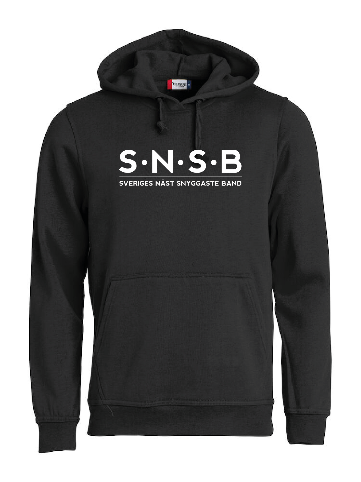 Svart Hoodtröja "SNSB"