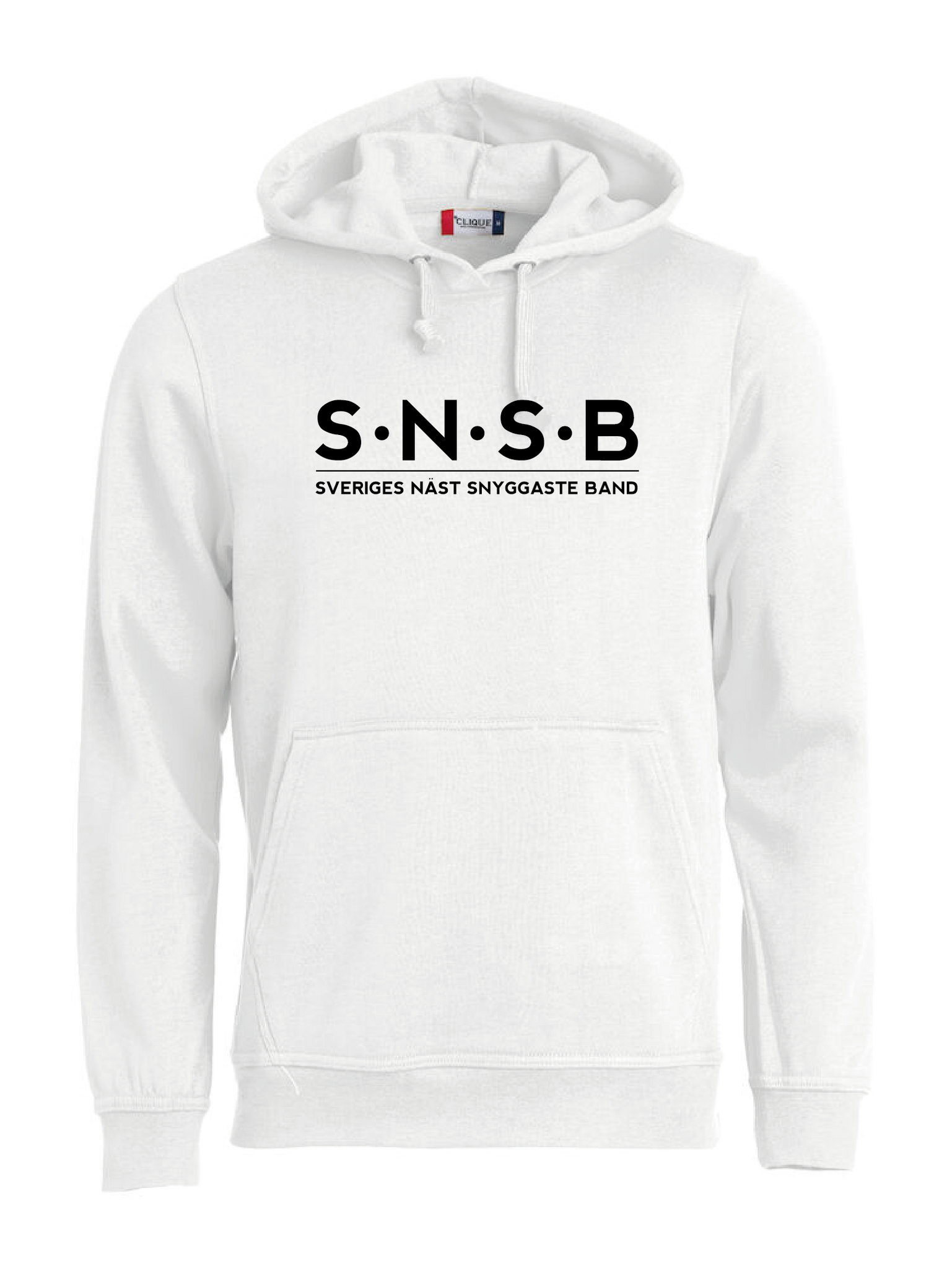 Vit Hoodtröja "SNSB"