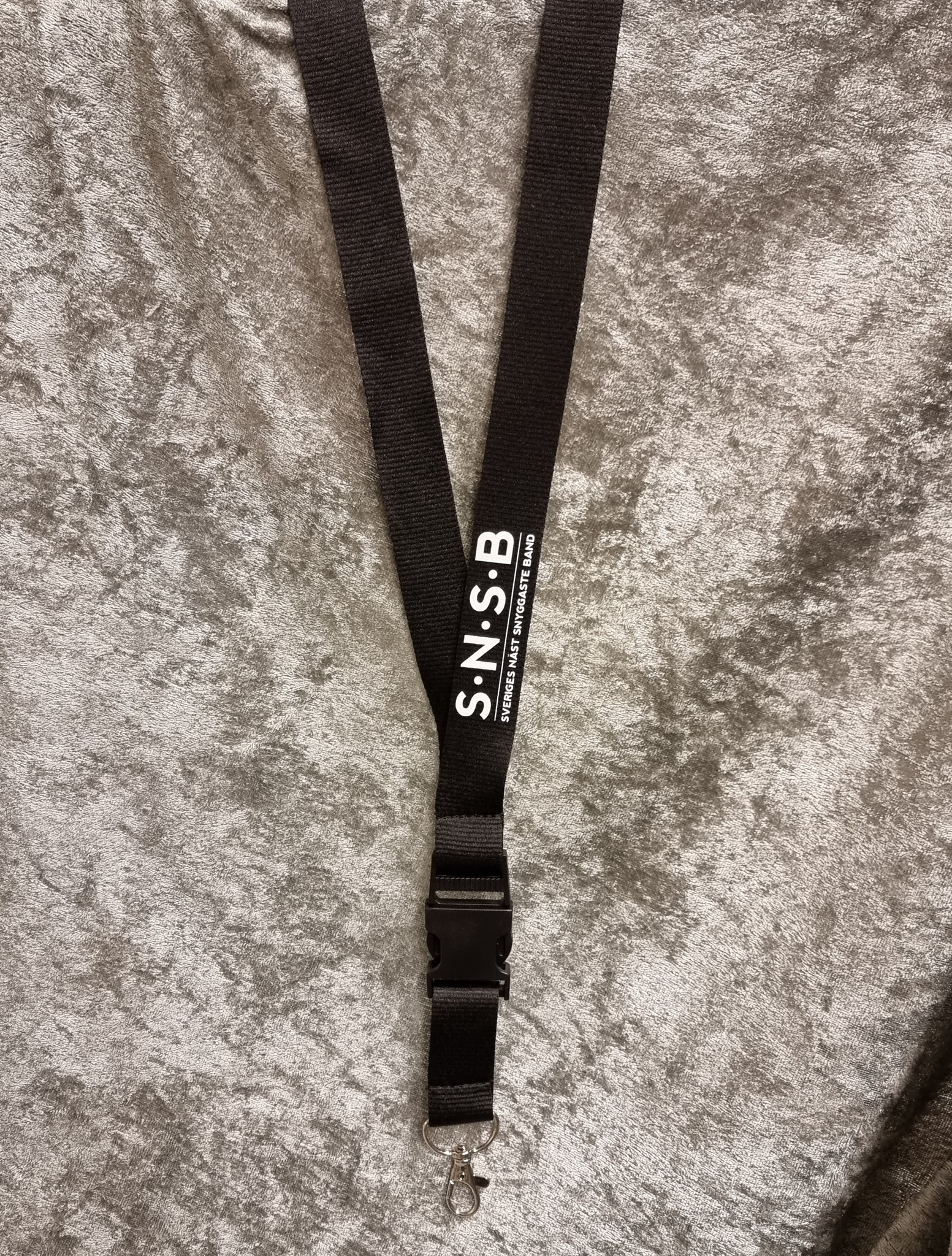 Svart Nyckelband "SNSB"