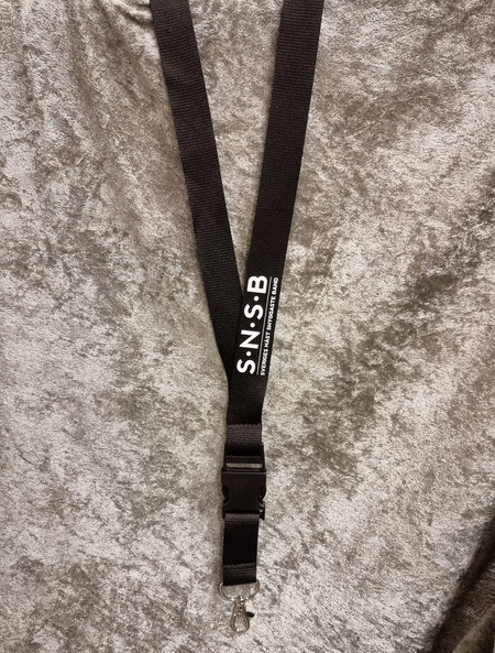 Svart Nyckelband "SNSB"