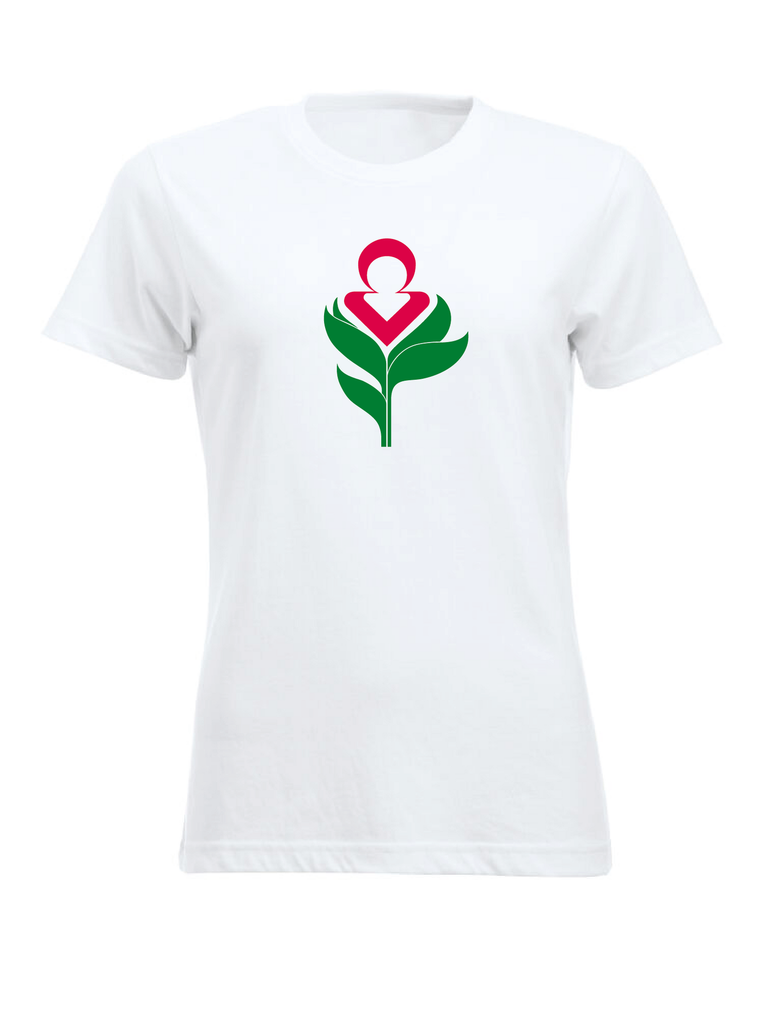 Vit Dam T-shirt "HUNTINGTONS"