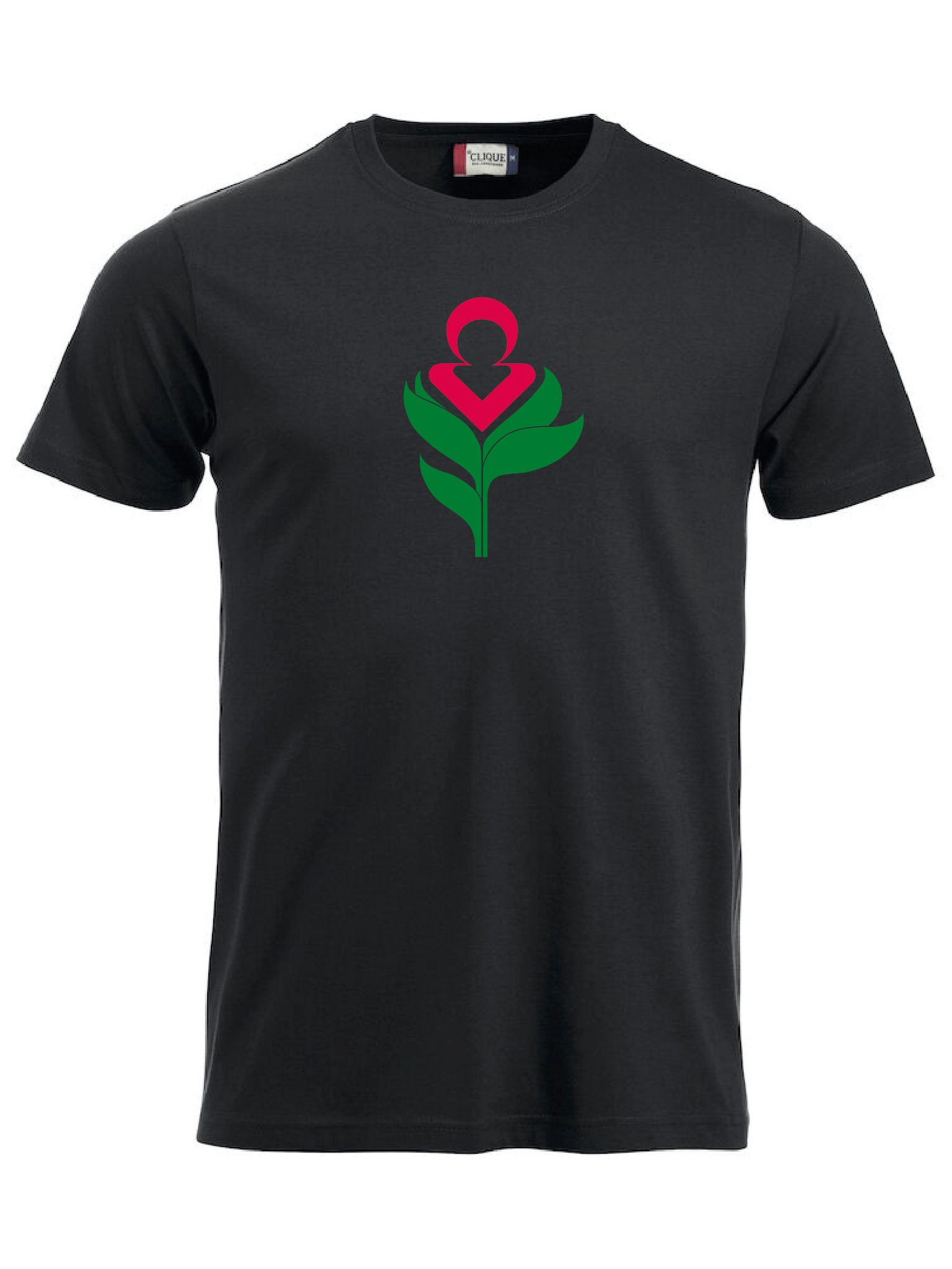 Svart T-shirt "HUNTINGTONS"