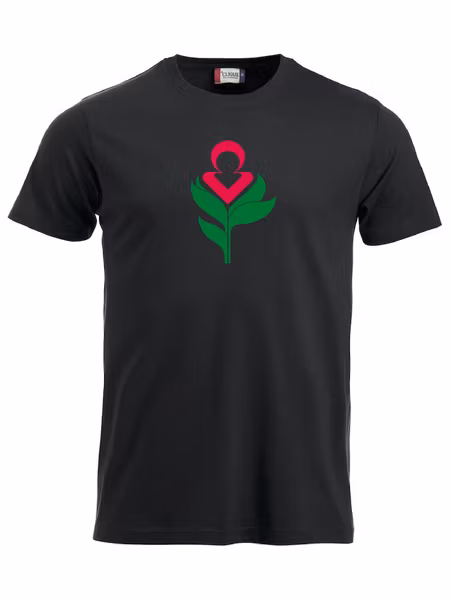 Svart T-shirt "HUNTINGTONS"