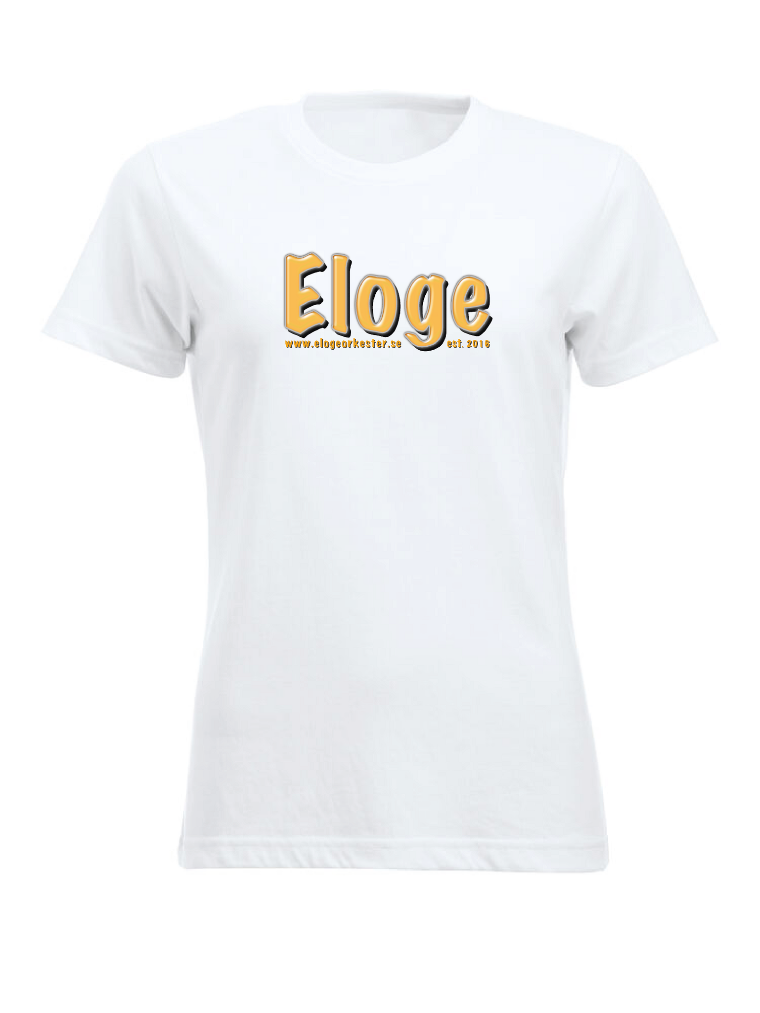 Vit Dam T-shirt Classic "ELOGE"