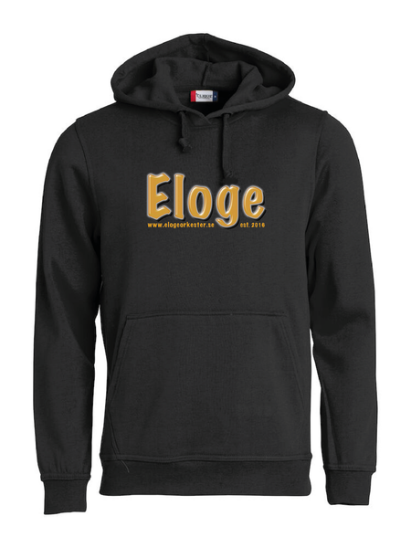 Svart Hoodtröja "ELOGE"
