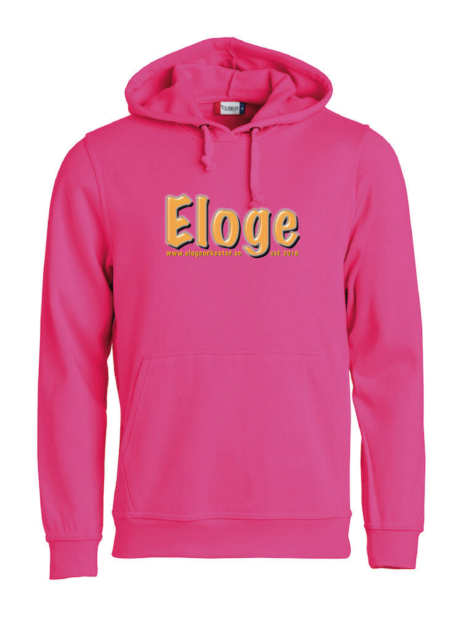 Cerise Hoodtröja "ELOGE"
