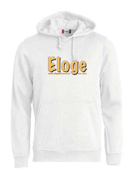 Vit Hoodtröja "ELOGE"