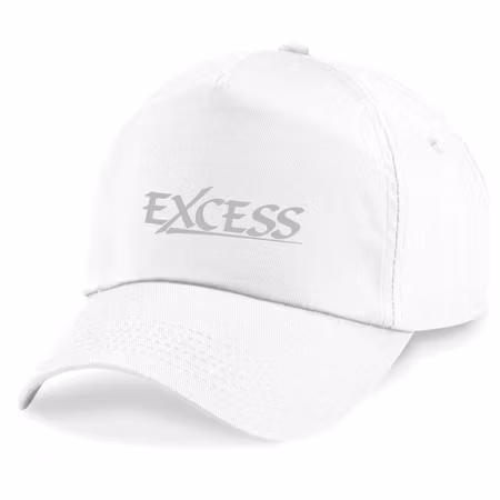 Vit Keps "EXCESS" grå