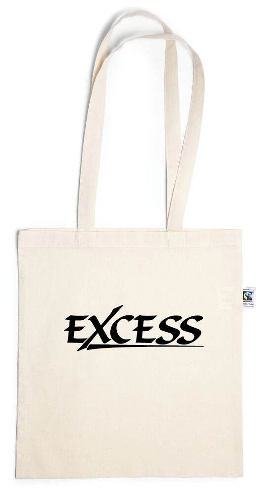 Naturfärgad Bomullskasse Fair Trade "EXCESS"