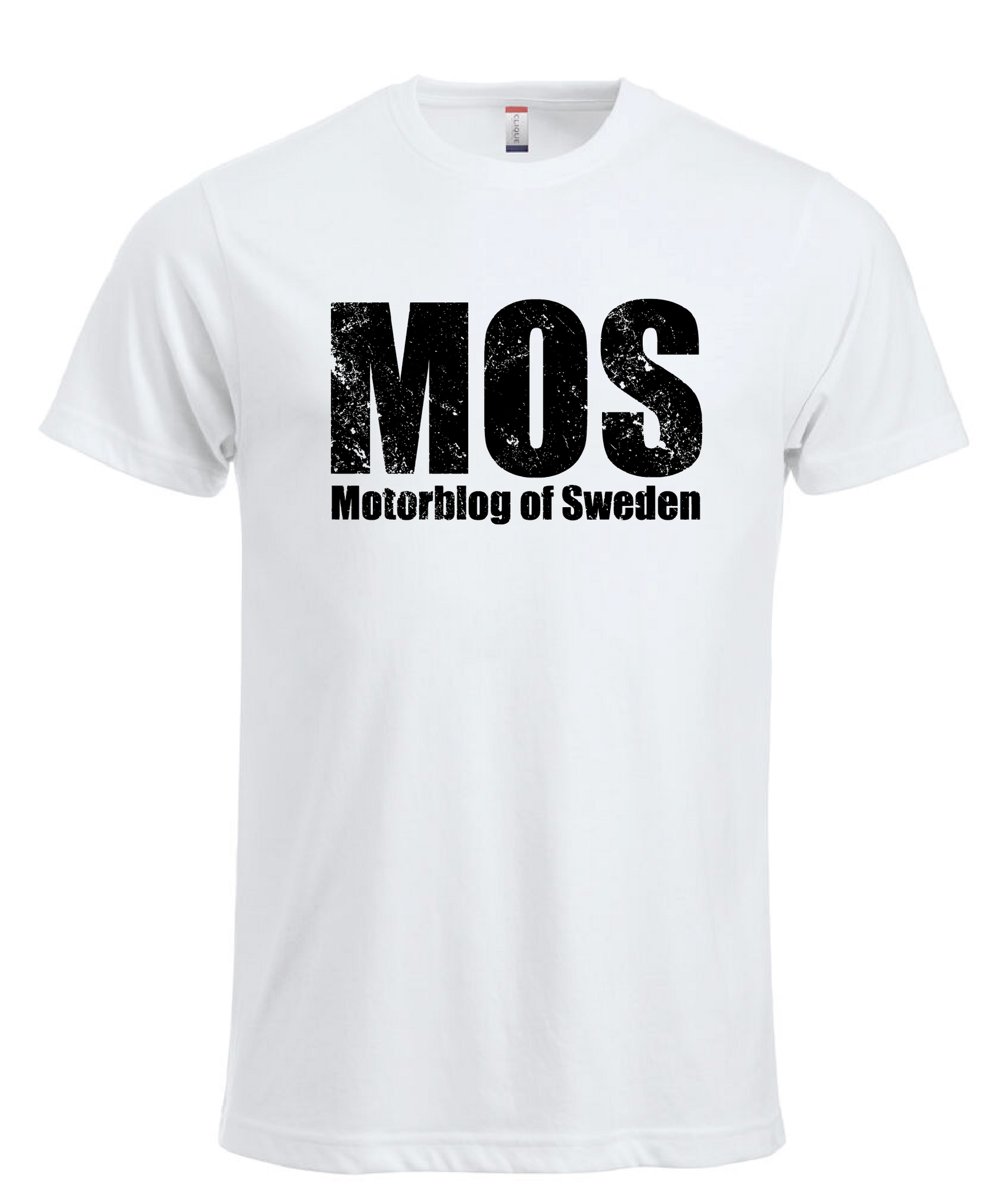 Vit T-shirt "MOS"