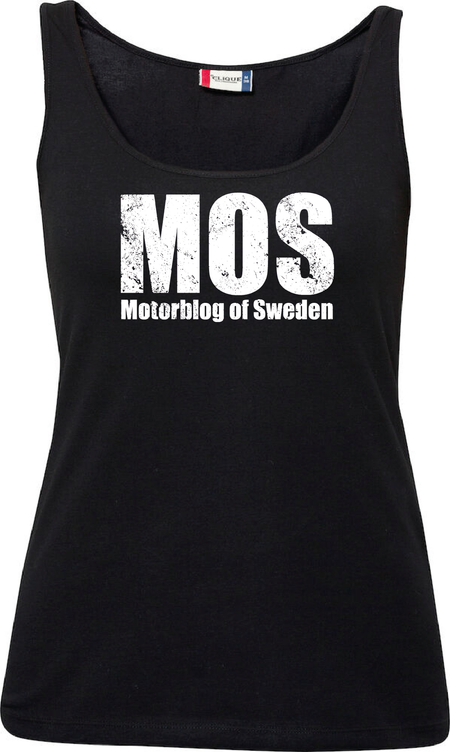 Svart Dam Tank Top "MOS"