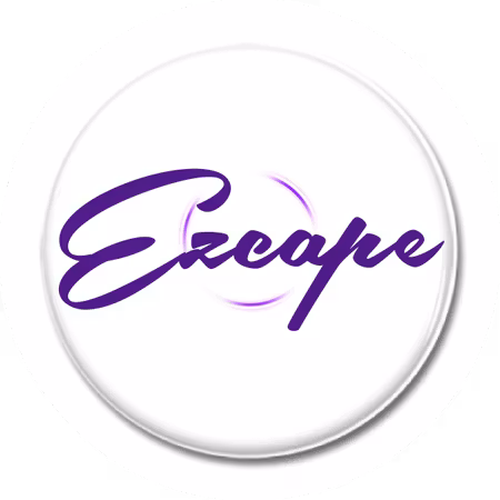 Magnet "EZCAPE Lila logo" 44mm