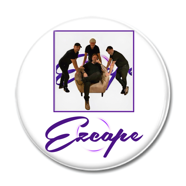 Magnet "EZCAPE Bild & lila logo" 44mm