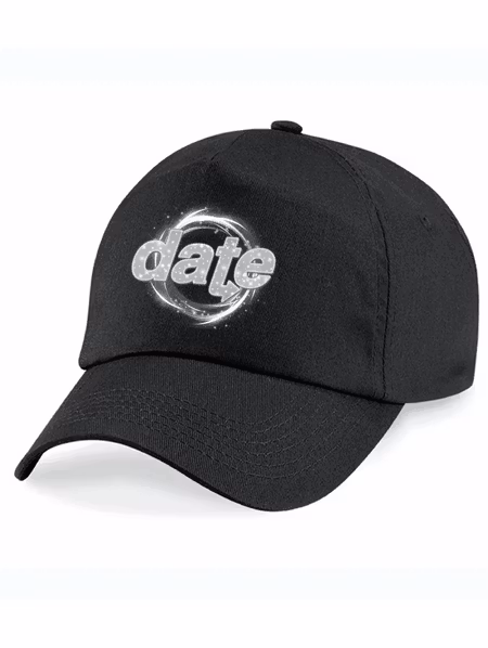 Svart Keps "DATE Virvel"
