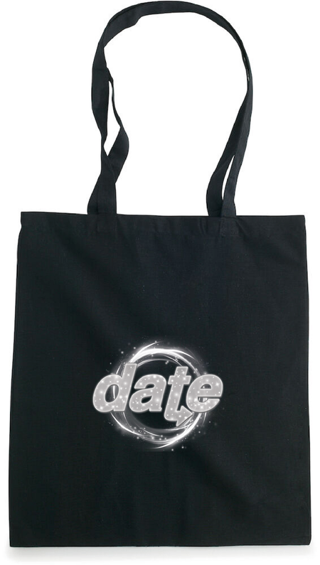 Svart Tygkasse "DATE Virvel"
