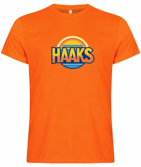 Orange T-shirt "HAAKS Sommar"