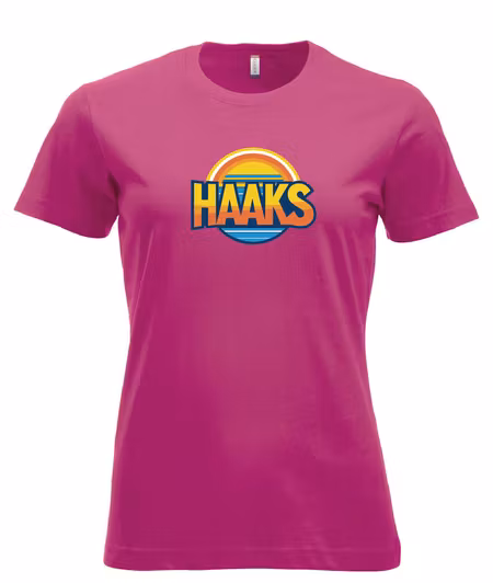 Cerise Dam T-shirt "HAAKS Sommar"