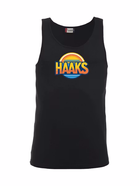 Svart Tank Top "HAAKS Sommar"