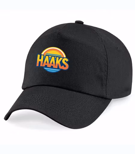 Svart Keps "HAAKS Sommar"