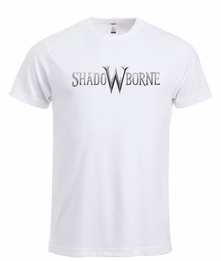 Vit T-shirt "Shadowborne LOGO"