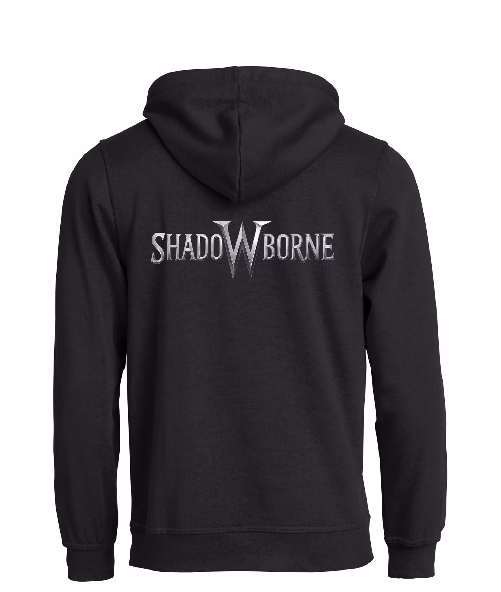 Svart Hoodtröja "Shadowborne LOGO" rygg