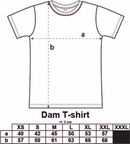 Svart Dam T-shirt "ÖVERBY pistolklubb" 2 tryck