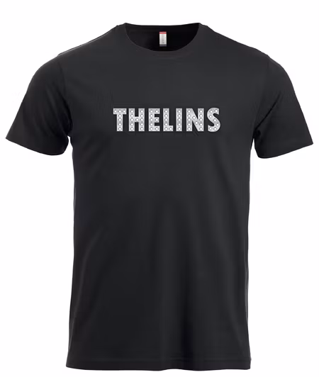 Svart T-shirt "THELINS"