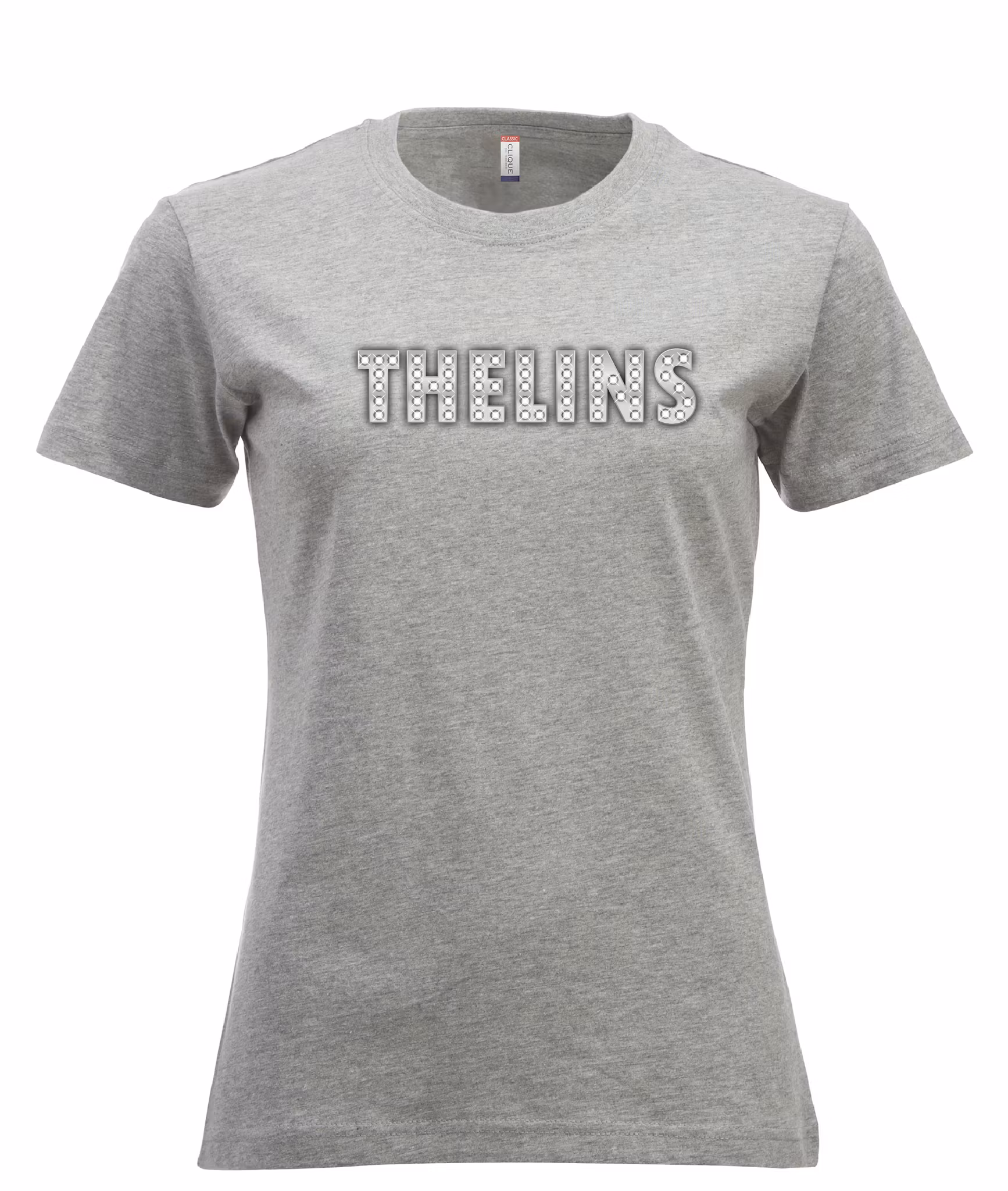 Grå Dam T-shirt "THELINS"