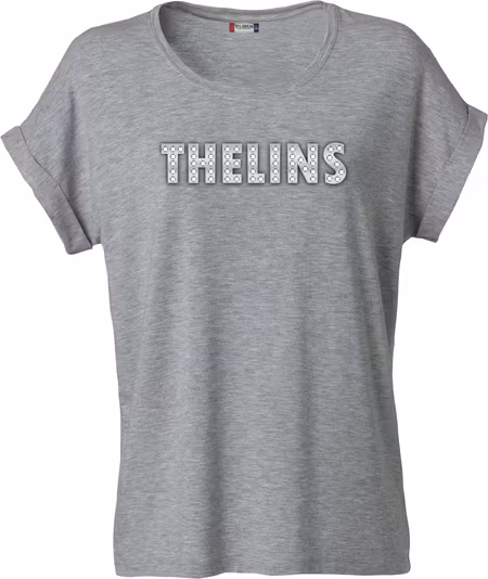 Grå Dam T-shirt Katy "THELINS"