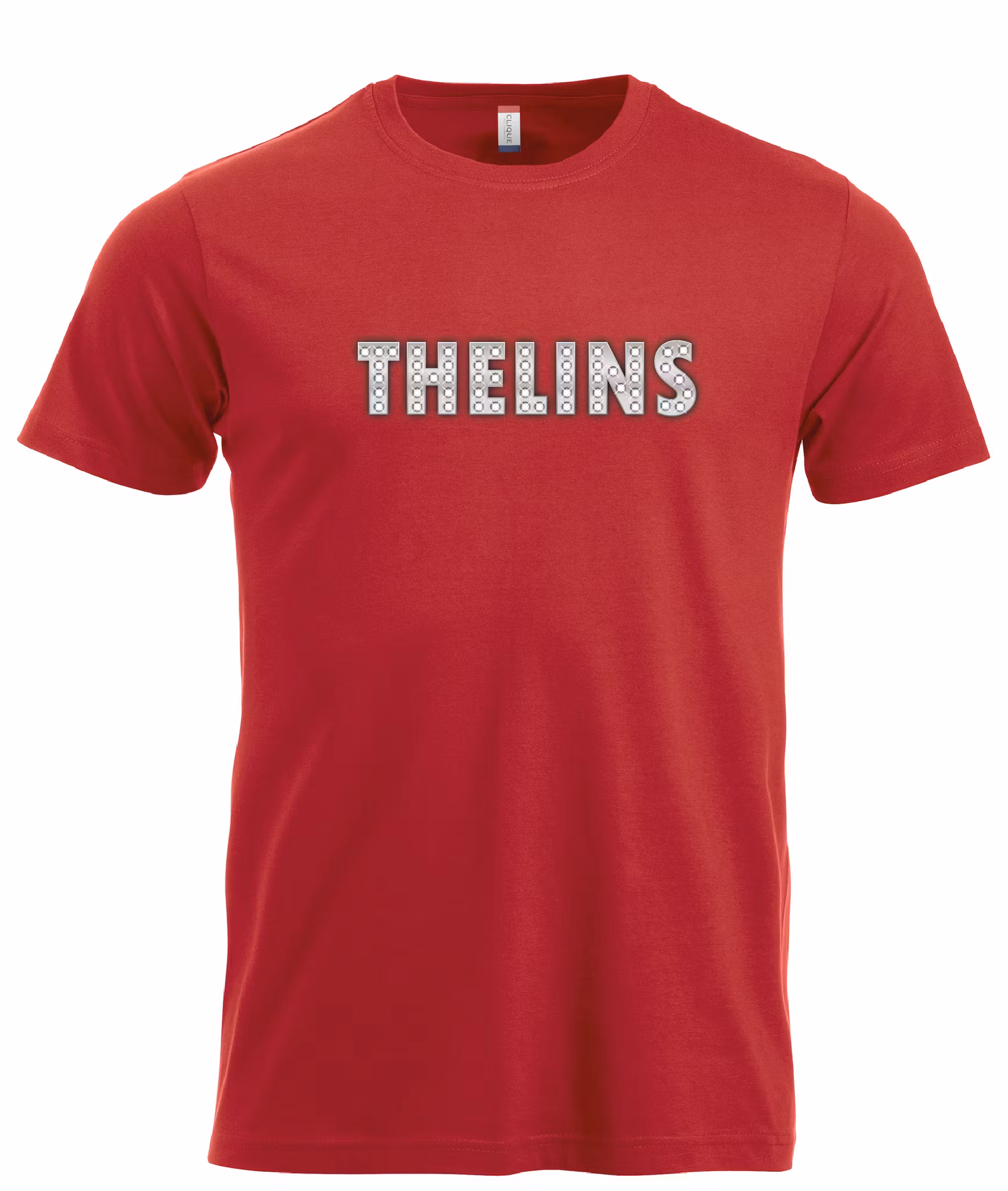 Röd T-shirt "THELINS"