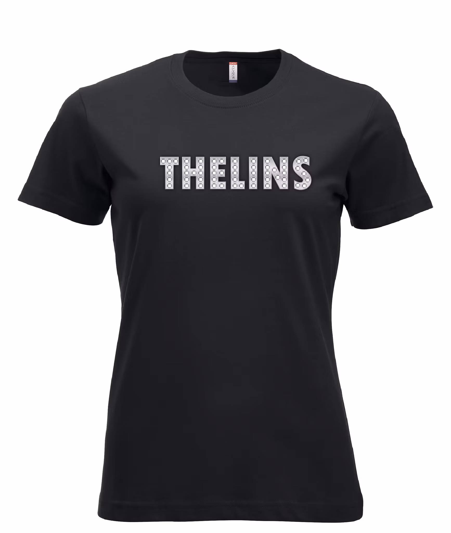 Svart Dam T-shirt "THELINS"
