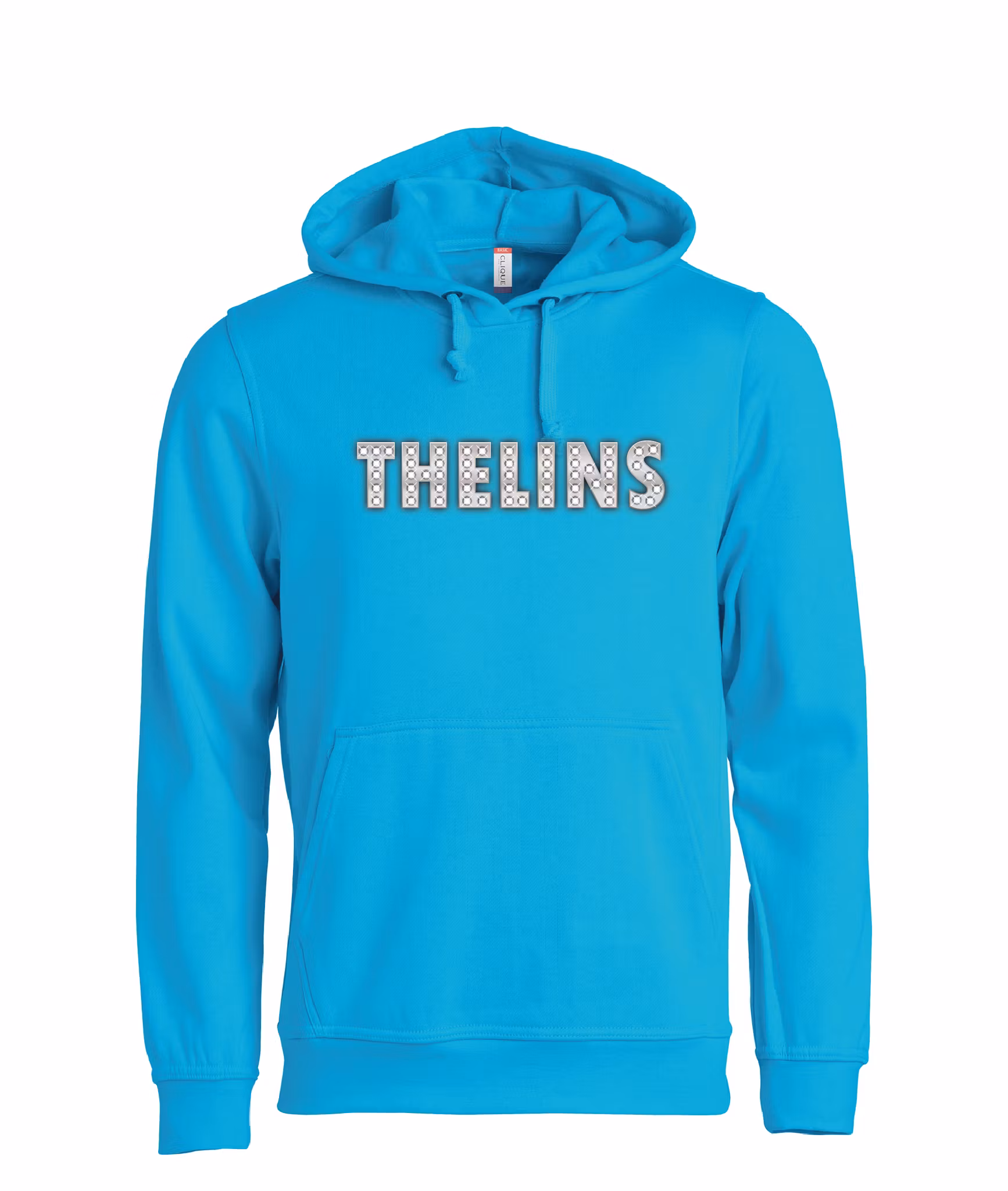 Turkos HOODTRÖJA "THELINS"