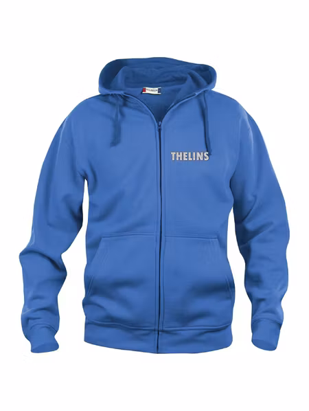 Blå HOODJACKA "THELINS" fram