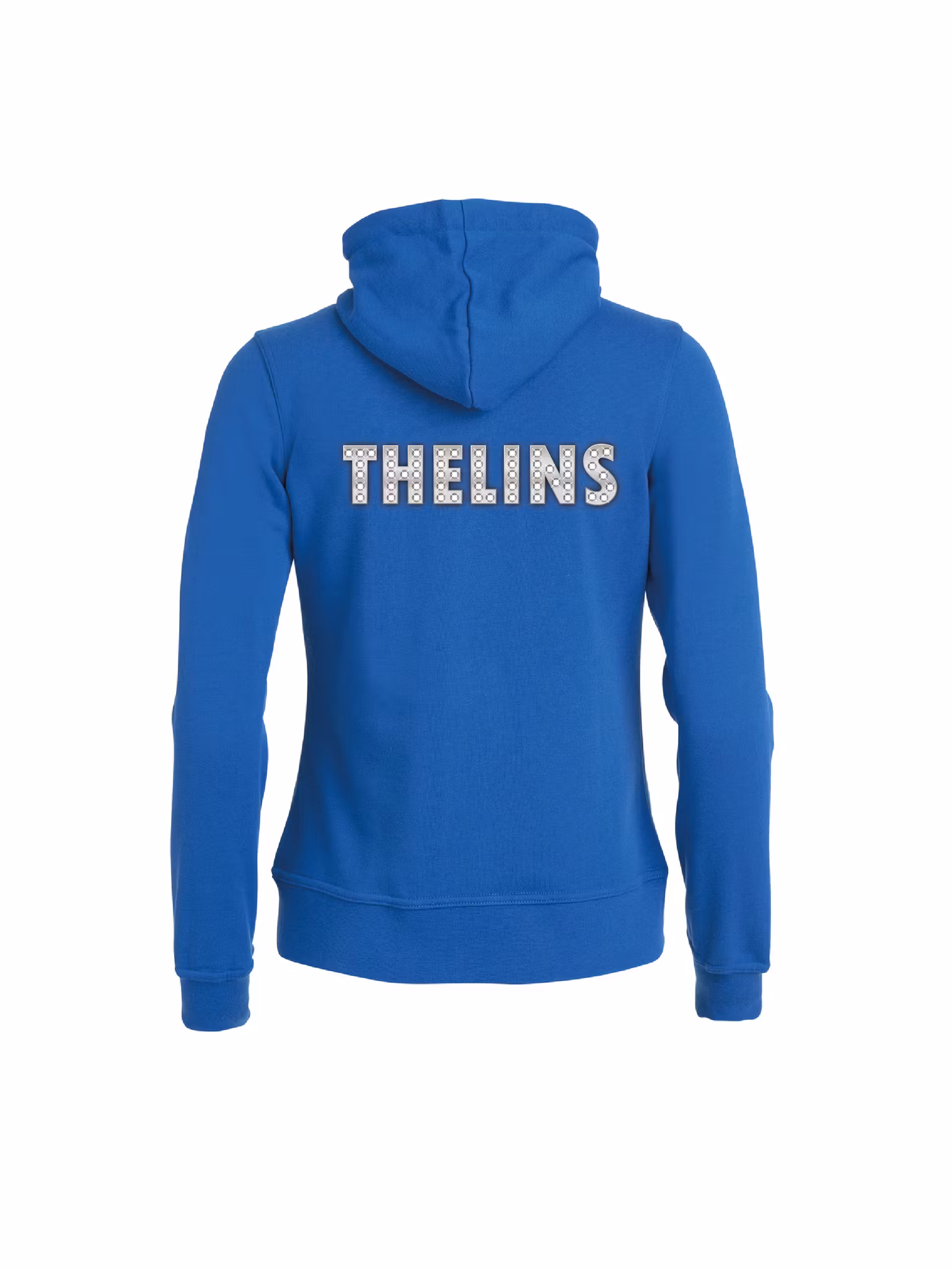 Blå Dam Hoodjacka "THELINS" rygg