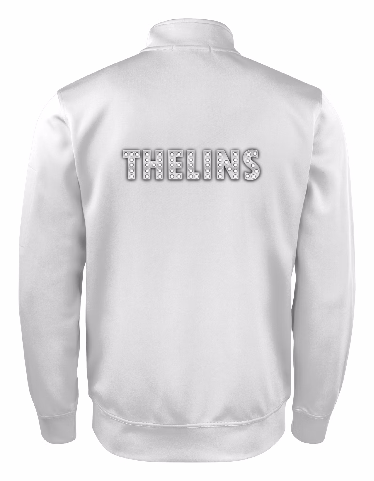 Vit Cardigan Active "THELINS" rygg