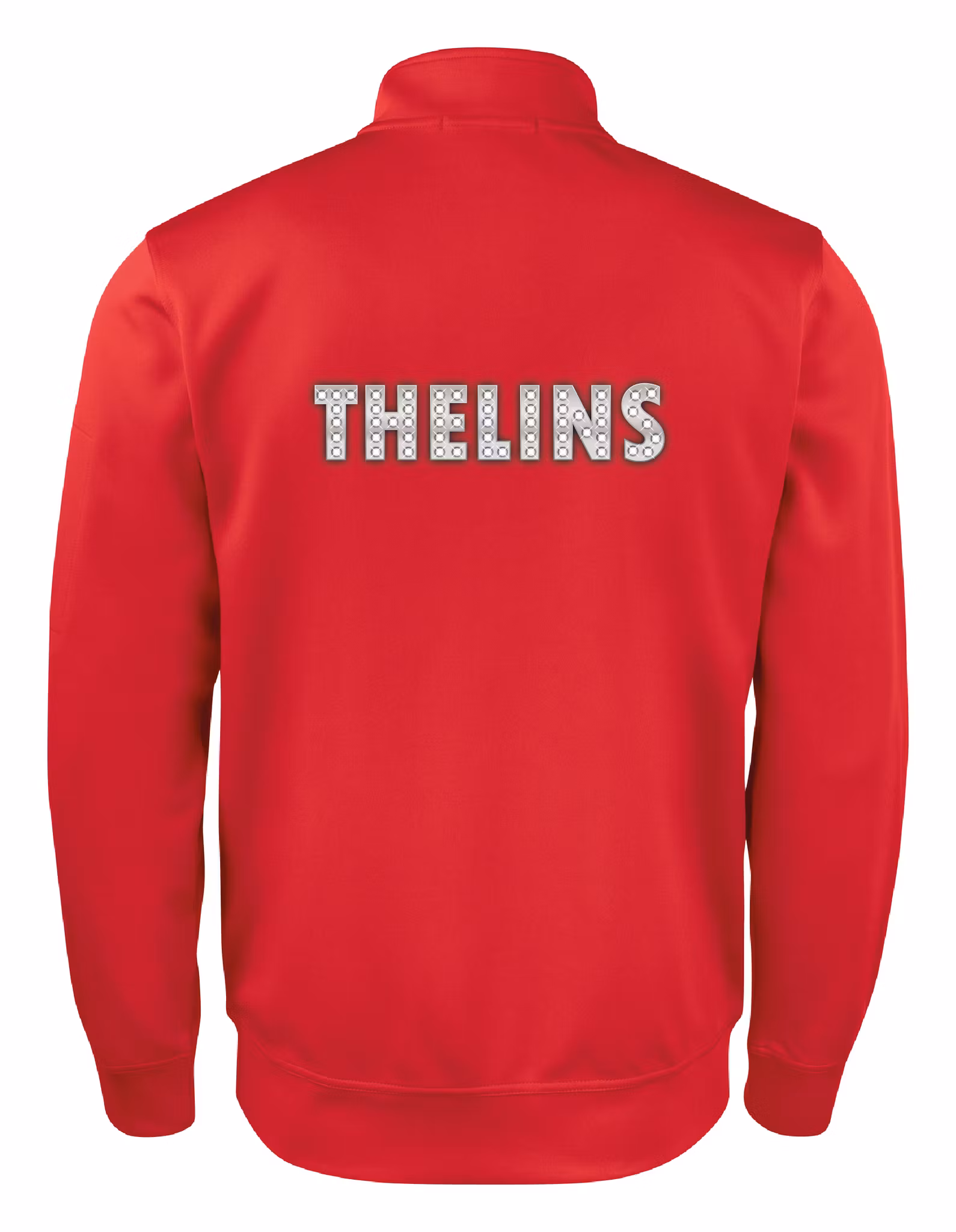Röd Cardigan Active "THELINS" rygg